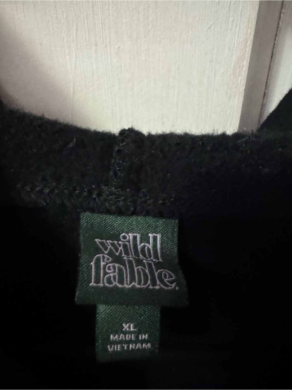 wild fable Black Cropped Hooded Sweatshirt - Picture 2 of 6